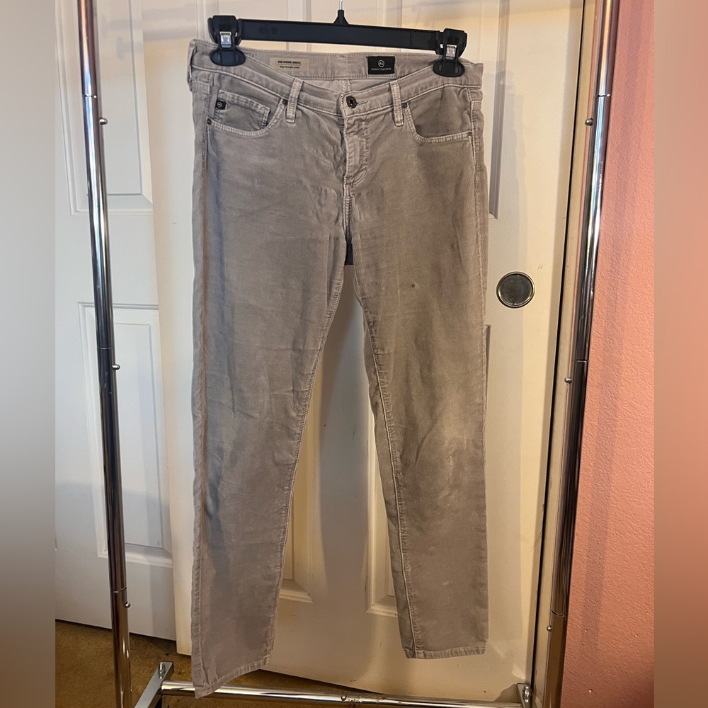 Tan AG Corduroy Pants